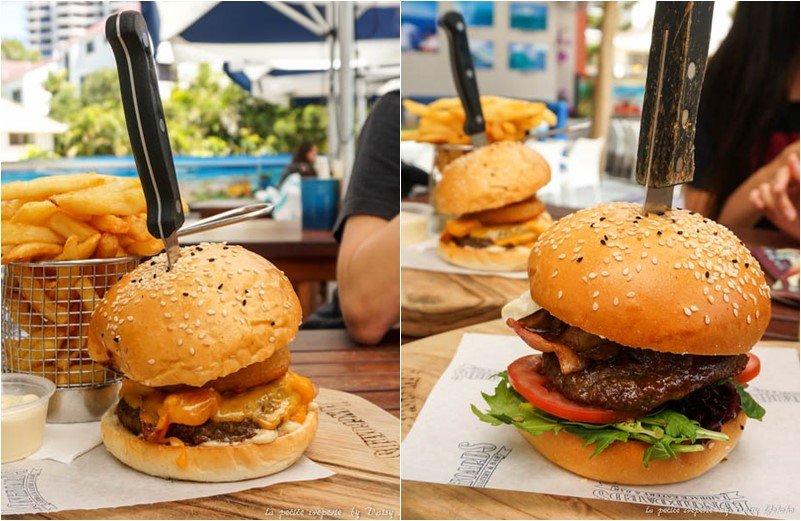 longboards,衝浪者天堂,漢堡,黃金海岸美食,goldcoast,surfing-paradise-food,hamburger