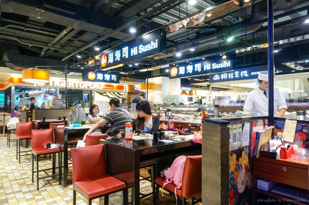 hi-sushi,海壽司,統一時代,台北美食,市政府站,迴轉壽司