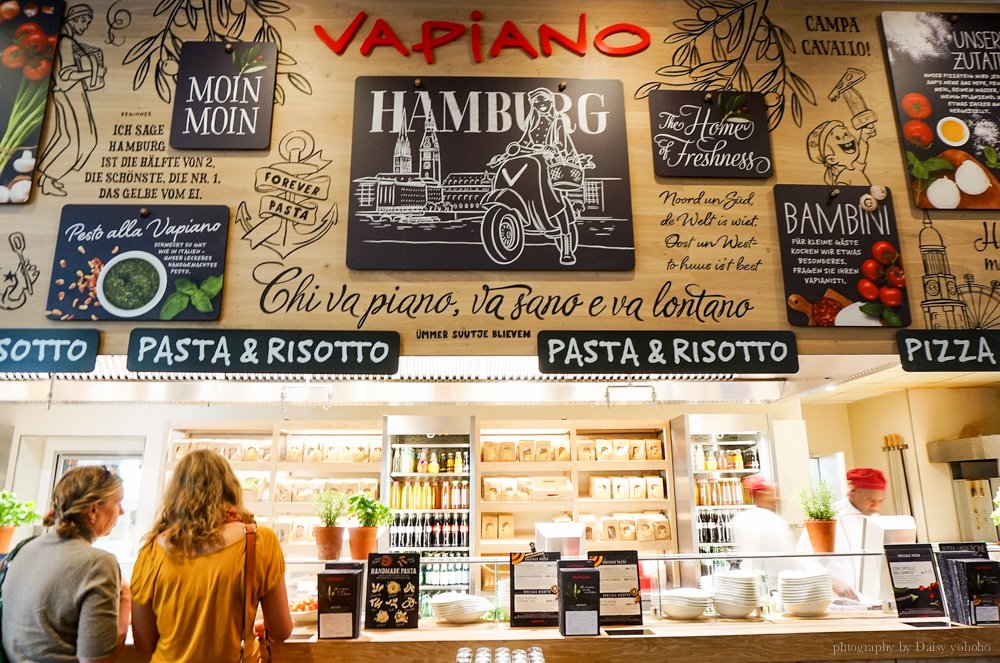 德國漢堡vapiano連鎖餐廳 vapiano,hamburg,德國,漢堡,義大利麵,義大利麵連鎖店,德國美食,漢堡美食,自助式,歐洲,歐洲旅遊,德國自助